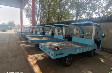 北京新發(fā)地市場復市·綠友電動貨斗車大顯身手
